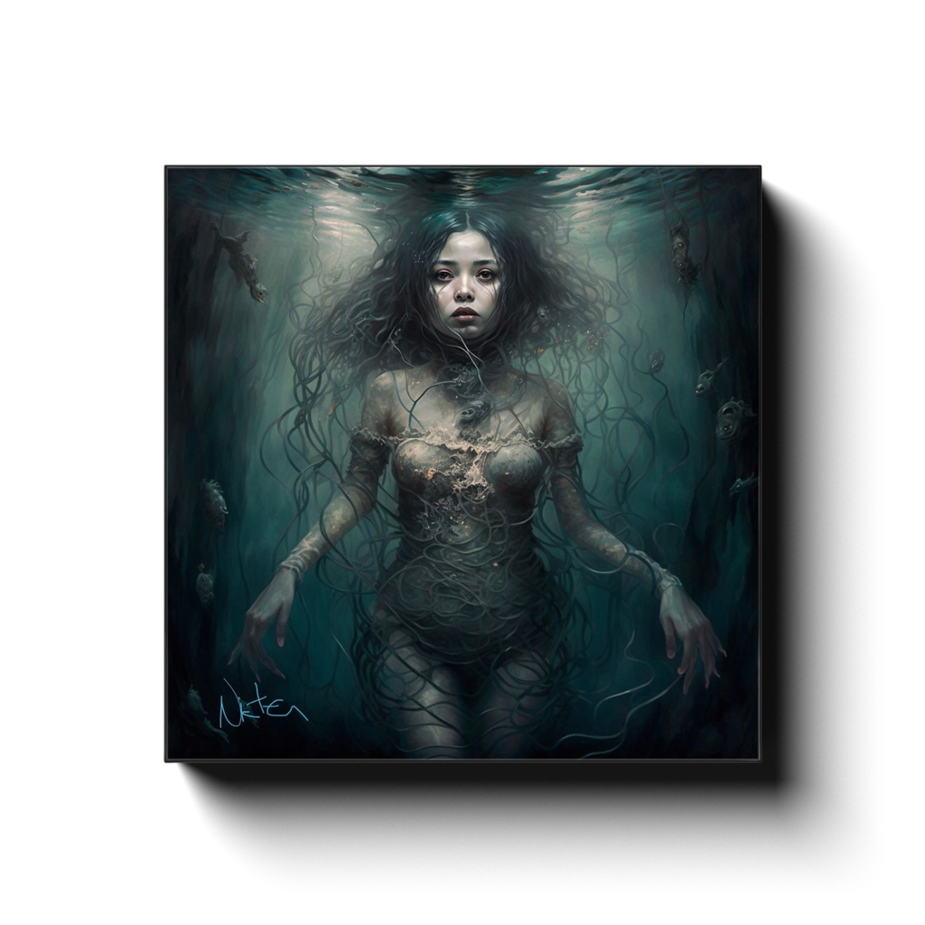 Drowning in your love painting