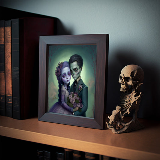 Zombies in love print
